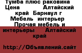 Тумба плюс раковина › Цена ­ 3 700 - Алтайский край, Барнаул г. Мебель, интерьер » Прочая мебель и интерьеры   . Алтайский край